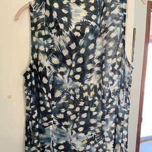 Cabi button front sheer top